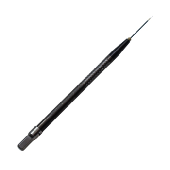 Retinal Diamond Knife Straight 20 Degrees Straight Dop Black Gold Titanium J-Slot Bayonet Handle Design, Blade Dimensions 0.5mm Wide x 0.17mm Thick x 6mm Long 